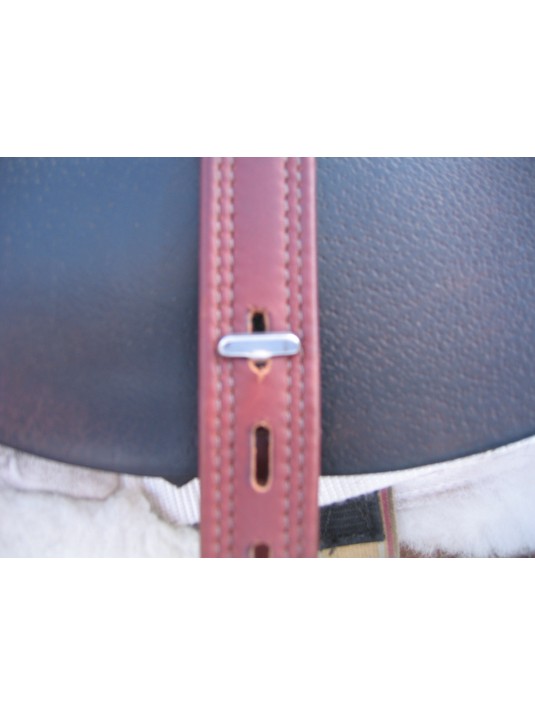 T Bar Stirrup Leathers in 32 inch length image 3